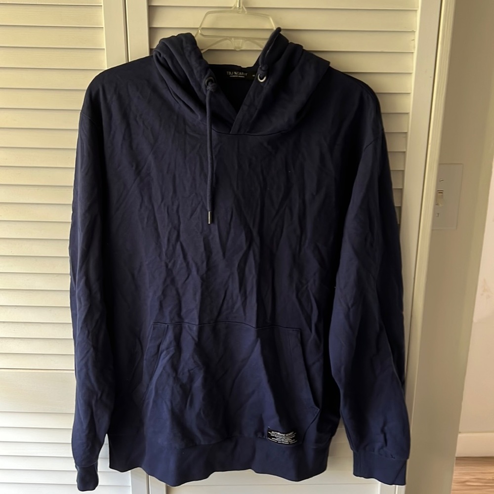 Navy blue hoodie